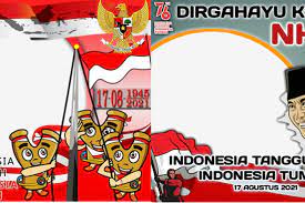 Logo dan tema hut ri itu diunggah oleh situs resmi kementerian sekretariat negara, 17 juni 2021. 100 Twibbon Hut Ri Ke 76 Tahun 2021 Desain Anime Budaya Indonesia Pasang Fotomu Di Sini Seputar Lampung