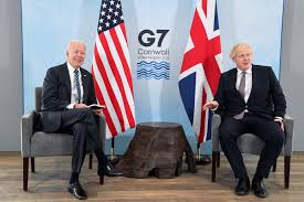 Boris johnson, then british foreign secretary, meets president trump at u.n. Biden Boris Johnson Agree To A Revitalized Atlantic Charter In First Meeting The Washington Post