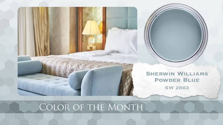 Color of the Month Sherwin Williams Powder Blue | Innovatus Design