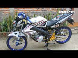 Velg comet warna emas ( e shape ) deapan 1.40 belakang 1.60. Barisan Modifikasi Vixion Jari Jari Youtube