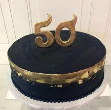 Elegant Men S 50th Birthday Cake By 3 Sweet Girls Cakery Cake 50th Birthday Cake Grooms Cake