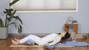 Stack 2 Or 3 Folded Blankets Vertically At The Center Of Your Mat You May Wish To Place A Soft Bolster Or Pillow On Top Of Restorative Yoga Yoga Practice Yoga