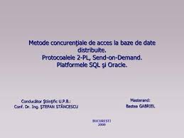 În anul 1986 institutul naţional american de standarde (ansi) a definit standardul limbajului sql pentru bazele de date relaţionale. Controlul ConcurenÅ£ei In Baze De Date Ppt Download