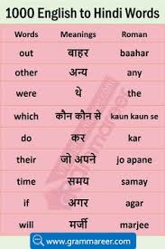Lean daily 10 vocabularies to improve your english. 47 English Learning Through Hindi Ideas Hindi Language Learning English Learning Spoken Learn English Words