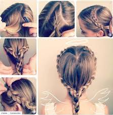 Coiffure Couronne Tresse Coeur Romantique Coiffure Facile Coiffure Cheveux