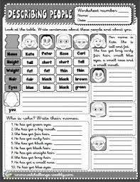 Describing People Worksheet Adjectives To Describe People Worksheets Vocabulary Worksheets