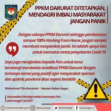Kementerian dalam negeri republik indonesia (kemendagri ri) adalah kementerian dalam pemerintah indonesia yang membidangi urusan dalam negeri. Kementerian Dalam Negeri Kemendagri Twitter