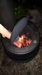 Amazing wheel rim fire pit design ideas. Outdoor Stove Made From Old Brake Drums Tractorbynet