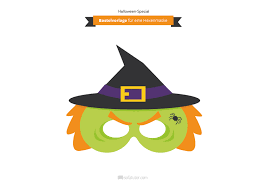 Gruselige masken mit bastelanleitungen zum selbermachen. Bastelvorlagen Halloween Masken Zum Selbermachen
