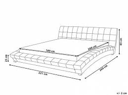 lit 180x200 cm en tissu gris lille lit design chambre a coucher lit lit 180x200