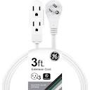 Amazon.com: GE 3-Outlet Flat Extension Cord 3 Ft Grounded ...