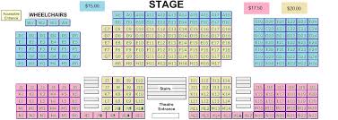 Theatre Seating Chart Kerry Moore School Of Dance