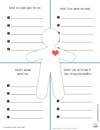 What My Body Does For Me What I Love About My Body What S Unique About Me What I Can Self Esteem Worksheets Art Therapy Activities Self Esteem Activities