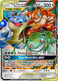 Toon Charizard Blastoise Venusaur Gx Custom Pokemon Card Pokemon Tcg Cards Cool Pokemon Cards Pokemon Cards Legendary