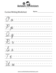 Looking for cursive practice worksheets for individual letters? Cursive Alphabet Worksheets Free Printable Letter