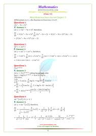 Math level 1, navodaya vidyalaya, and seamo. Ncert Solutions For Class 12 Maths Chapter 5 Miscellaneous Exercise
