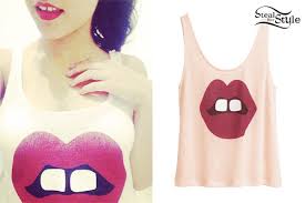 The aapd recommends that your child should be seen no later than 6 months after their first tooth erupts from the gum. Becky G Gap Tooth Tank Top Steal Her Style