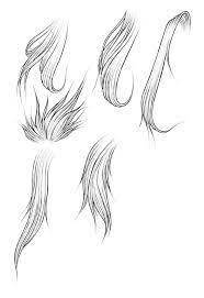 Image Result For Long Black Hair Line Draw Anime Ponytail How To Draw Hair Curly Girl Hairstyles