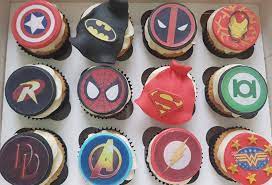 He will be senseless with joy! Marvel Superhero Cupcakes For Little Lace Cake Design Facebook