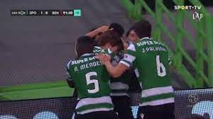 Matheus nunes, palhinha, joão mário, nuno mendes. Goal Golo Matheus Nunes Sporting 1 0 Benfica Liga 20 21 16 Youtube
