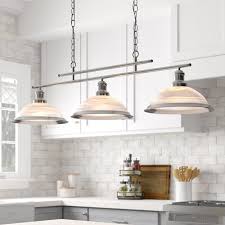 light kitchen island linear pendant in