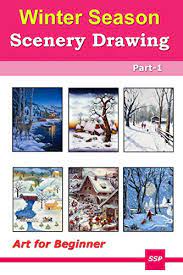 Found 2 free winter season drawing tutorials which can be drawn using pencil, market, photoshop, illustrator just follow step by step directions. Amazon Com Winter Season Scenery Drawing Part 1 Art For Beginner Ebook P Ss Kindle Store