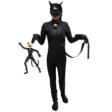 Miraculous Ladybug Adrien Costume Cat Noir With Mask Cosplay Costume For Kids Halloween Costume Cat Halloween Costu Kids Outfits Tight Jumpsuits Kids Costumes