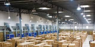 Led Warehouse Factory Lighting System Installers Green Business Light