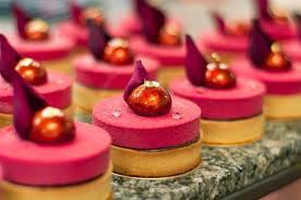 Venice Tart Made From Raspberry Milk Chocolate Ganache And Raspberry Mousse Topped With Raspberry Bonbon Dhara Dhevi Cak Desserts Sweet Recipes Fancy Desserts