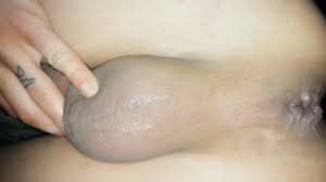 After fuck outdoor twink found broken condom and his ass wet - He cum again  on broken condom