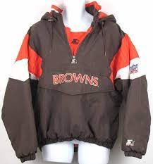 Vtg 90s Cleveland Browns Starter Pullover Winter Jacket Nfl Dawg Pound Men S L Starter Clevelandbrowns Dawgpound Brow Jackets Cool Outfits Pullover Jacket