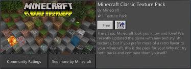 Great deals on top brands. Classic Textures Arrive 4 2 2019 To The Marketplace Minecraft