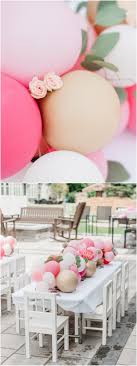 Kids Party Inspiration Balloon Table Runner With Flowers Balloon Decorations Party Kids Party Inspiration Party Balloons