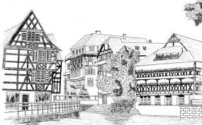  Sketsa Alam Desa Pemandangan Sketsa Gambar