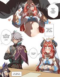 genshin impact, alhaitham (genshin impact), cyno (genshin impact), nilou  (genshin impact), lhofi - R34 Vault