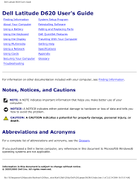 At setup unlock window he message reads. Dell Latitude Atg D620 Pp18l User Manual Manualzz