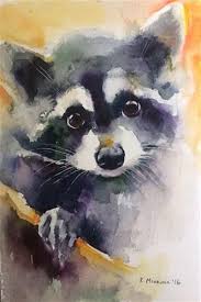 Daily Paintworks Wildlife3 Original Fine Art For Sale C Katya Minkina Watercolor Animals Wildlife Art Animal Paintings