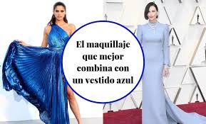 Desde el diseño de vestido a la tela. Como Maquillarse Para Un Vestido Azul Y Lucir Un Look Sensacional