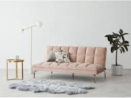 Hallie Schlafsofa Kupfer Und Puderrosa Bequemes Schlafsofa Sofa Schlafsofa