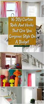 If not, you can rent one or get your hubby to help you with this step. 16 Diy Curtain Rods And Hooks That Give You Gorgeous Style On A Budget Diy Crafts