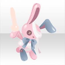 horror hospital character design chibi rabbit dolls