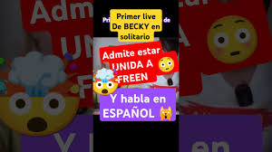 POR QUÉ NO LO VI ANTES🙀 este PRIMER live BECKY Vale ORO 😳 #freenbeck  #beckyarmstrong #gaptheseries