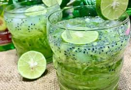 Secukupnya sirup melon,air dan es batu. Cara Buat Es Timun Serut Jeruk Nipis
