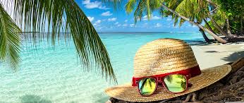 If you're in search of the best beach desktop wallpaper, you've come to the right place. Wallpaper Beaches Sea Hat Nature Tropics Palm Trees Eyeglasses