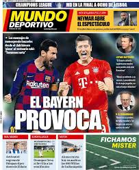 Resumen uefa champions league hoy (2020/21) 🏆 fase de grupos [bayern munich vs resultados partidos champions hoy | partidos champions league hoy 3 de noviembre 2020. Papers Bayern Provoke Barcelona Ahead Of Champions League Tie Barca Blaugranes