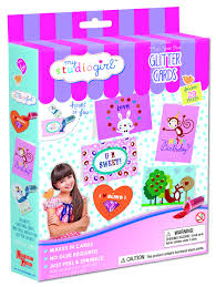Here's how to easily make those glitter ornaments. My Studio Girl Make Your Own Glitter Cards Amazon Ae