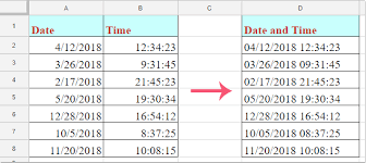 Use it to add custom menus to google docs that allow unter diesem menü wird ein element mit dem namen datum einfügen angezeigt. Wie Kombiniere Ich Datums Und Uhrzeitspalten In Einer Spalte In Google Sheets