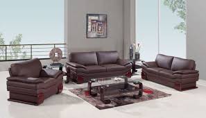 728br 2pc 2 Pc Orren Ellis Aisha Modern Style Brown Genuine Leather Sofa And Love Seat Set Couch Upholstery Furniture Upholstery Genuine Leather Sofa