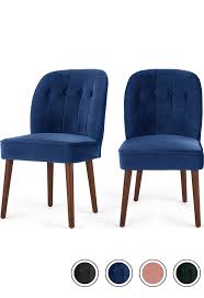 Made Set Of 2 Dining Chairs Electric Blue Velvet Margot Dining Chairs Collection From Made Com 2 Pieces Dining Chairs Chair Green Dining Chairs