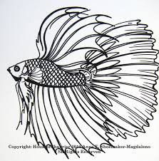 How To Draw Betta Fish Coloring Page Animal Coloring Pages Coloring Pages